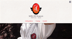 Desktop Screenshot of karate-shindo.net