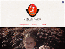 Tablet Screenshot of karate-shindo.net